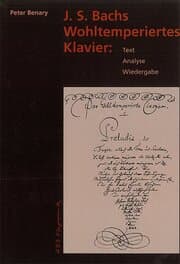 Cover von J.S.Bachs Wohltemperiertes Klavier