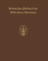 Cover von Römisches Jahrbuch der Bibliotheca Hertziana
