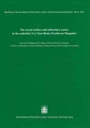 Cover von The recent surface and subsurface waters in the endorheic Uvs Nuur Basin (Northwest Mongolia)
