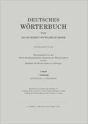 Cover von Grimm, Dt. Wörterbuch Neubearbeitung