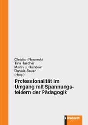 Cover von Professionalität im Umgang mit Spannungsfeldern der Pädagogik