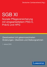 Cover von SGB XI - Soziale Pflegeversicherung mit eingearbeitetem PSG II, PrävG und HPG