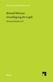 Cover von Grundlegung der Logik