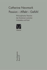 Cover von Passion - Affekt - Gefühl
