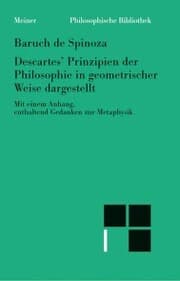 Cover von Descartes' Prinzipien der Philosophie