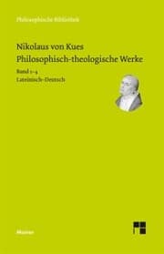 Cover von Philosophisch-theologische Werke in 4 Bänden