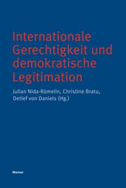 Cover von Internationale Gerechtigkeit und demokratische Legitimation
