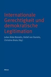 Cover von Internationale Gerechtigkeit und demokratische Legitimation