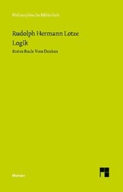 Cover von Logik. Erstes Buch. Vom Denken