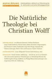 Cover von Die Natürliche Theologie bei Christian Wolff