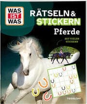 Cover von WAS IST WAS Rätseln und Stickern: Pferde