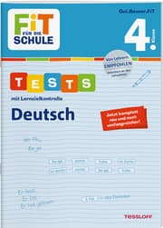 Cover von Tests mit Lernzielkontrolle, Deutsch 4. Klasse
