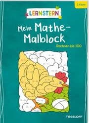 Cover von LERNSTERN. Mein Mathe-Malblock. Rechnen bis 100