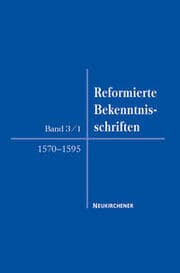 Cover von Reformierte Bekenntnisschriften 3/1