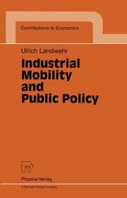 Cover von Industrial Mobility and Public Policy