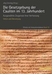 Cover von Die Gesetzgebung der Cauliten im 13. Jahrhundert