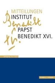 Cover von Mitteilungen Institut Papst Benedikt XVI. Bd 16