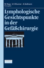 Cover von Lymphologische Gesichtspunkte in der Gefäßchirurgie