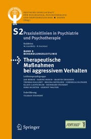 Cover von Therapeutische Maßnahmen bei aggressivem Verhalten in der Psychiatrie und Psychotherapie
