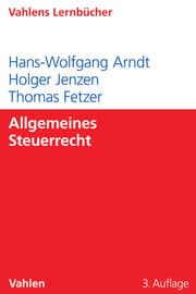 Cover von Allgemeines Steuerrecht