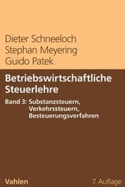 Cover von Betriebswirtschaftliche Steuerlehre Band 3: Substanzsteuern, Verkehrssteuern, Besteuerungsverfahren
