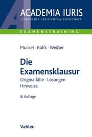 Cover von Die Examensklausur