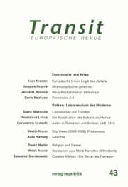 Cover von Transit 43. Europäische Revue