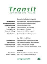 Cover von Transit 35. Europäische Revue