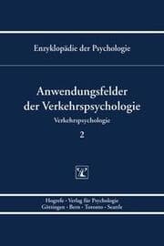 Cover von Anwendungsfelder der Verkehrspsychologie