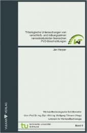 Cover von Tribologische Untersuchungen von verschleiß- und reibungsarmen nanostrukturierten bionischen PVD-Beschichtungen
