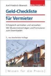 Cover von Geld-Checkliste für Vermieter