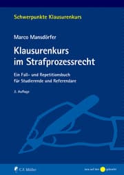 Cover von Klausurenkurs im Strafprozessrecht