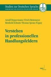 Cover von Verstehen in professionellen Handlungsfeldern