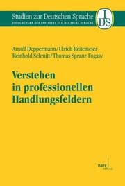 Cover von Verstehen in professionellen Handlungsfeldern