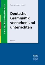 Cover von Deutsche Grammatik verstehen und unterrichten