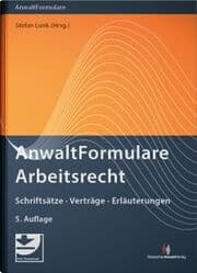 Cover von AnwaltFormulare Arbeitsrecht