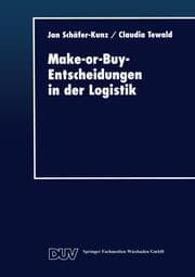 Cover von Make-or-Buy-Entscheidungen in der Logistik