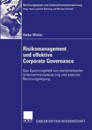 Cover von Risikomanagement und effektive Corporate Governance
