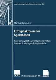 Cover von Erfolgsfaktoren bei Sparkassen