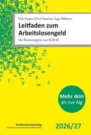 Cover von Leitfaden zum Arbeitslosengeld