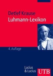 Cover von Luhmann-Lexikon