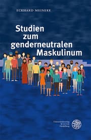 Cover von Studien zum genderneutralen Maskulinum