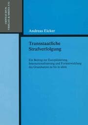 Cover von Transstaatliche Strafverfolgung