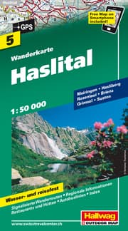 Cover von Haslital Wanderkarte 1:50 000