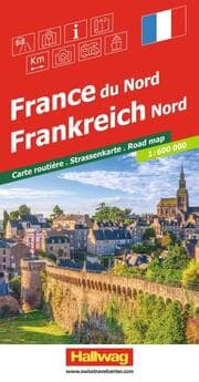 Cover von Hallwag Strassenkarte Frankreich Nord 1:600.000