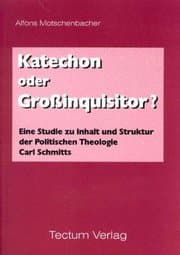 Cover von Katechon oder Grossinquisitor?