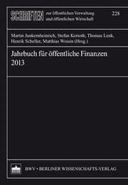 Cover von Jahrbuch für öffentliche Finanzen (2013)