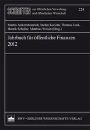 Cover von Jahrbuch für öffentliche Finanzen (2012)