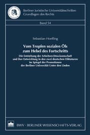Cover von Vom Tropfen sozialen Öls zum Hebel des Fortschritts