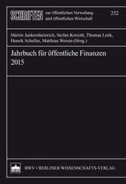 Cover von Jahrbuch für öffentliche Finanzen (2015)